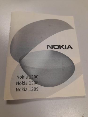 Manuale istruzioni nokia 1200 - istruzioni,