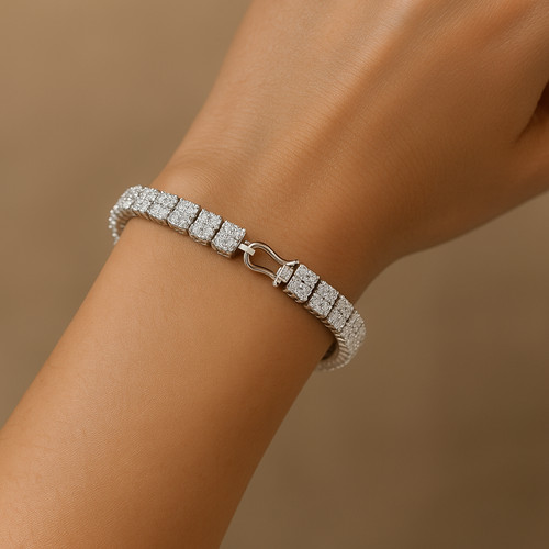 Bracciale ct diamanti - bracciale, "10