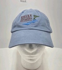 CAPPELLO BERRETTO BLU ROLEX MONTEREY MOTORSPORTS REUNION PARTECIPANTI 2010 100% COTONE