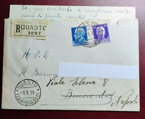 Storia postale 1939 lettera - storia,