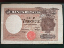 LIRE 25 AQUILA SABAUDA 1919 PERIZIATA OTTIMO MB/BB