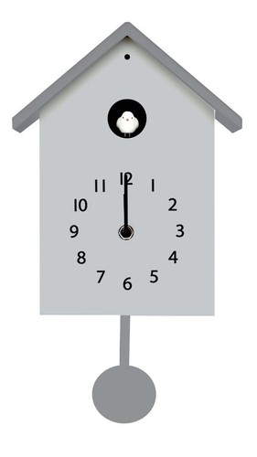 Orologio cucu grigio con - orologio,