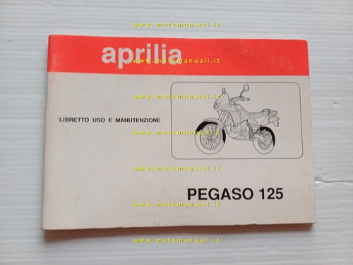 Aprilia pegaso 125 - manuale, uso