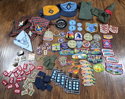 Enorme lotto boy scout toppe - scout,