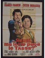 manifesto SCUSI MA LEI PAGA LE