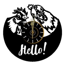 Orologio in vinile da parete