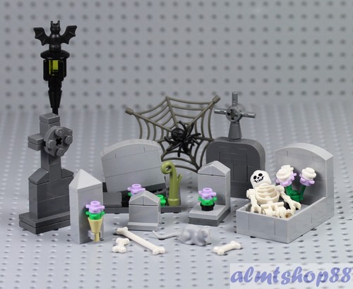 Lego haunted graveyard tomb - graveyard,