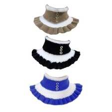 Scaldacollo invernale con cappuccio, protezione calda per il collo per le