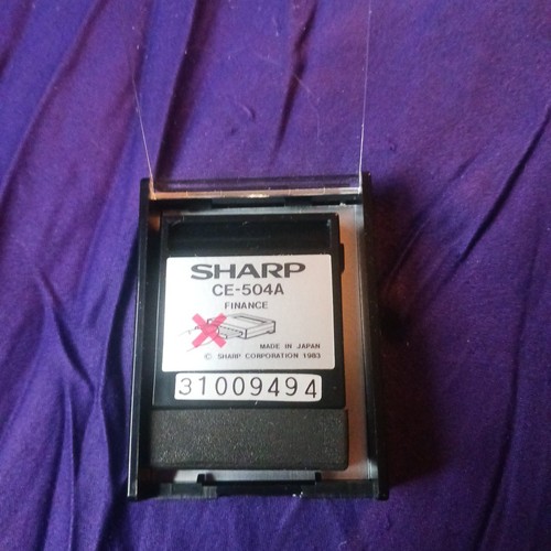 Scheda tecnica sharp 504a - tecnica, ce-504a