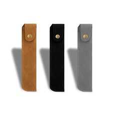 3 Pezzi Astuccio in Pelle per