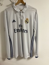 Ronaldo 7 Real Madrid 2016/17 Portugal Adidas Football Shirt Long Sleeve Size L