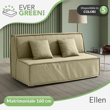 Divano letto 2 posti 3 posti con materasso Made in Italy Ellen - Evergreenweb
