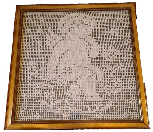 Quadro uncinetto angioletto - uncinetto,