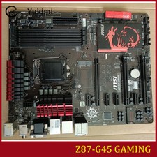 PER MSI Z87-G45 GAMING DDR3*4 socket 1150 32 GB HDMI VGA DVI scheda madre test OK