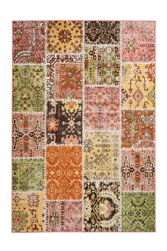 Tappeto patchwork pelo corto