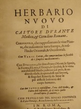 p9 HERBARIO NUOVO  CASTORE DURANTE - BONFADINO E DIANI - ANASTATICA