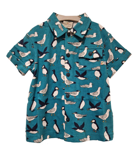 Frugi puffin camicia top - frugi,