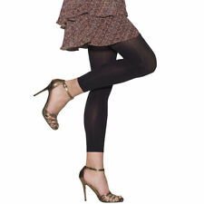 MADE IN ITALY Fashion Leggings PantaCollant Classico Coprente Opaco NERO Tg. S/M