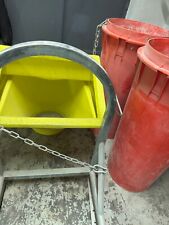 TRAMOGGIA PER CONVOGLIATORI SCARICO MACERIE COMPLETO DI SUPPORTO E DUE TUBI