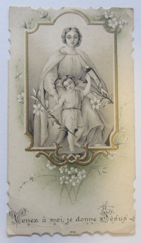 Canivet santino holy card - santino,