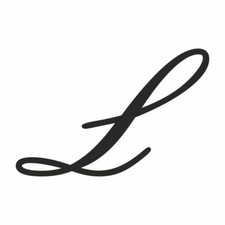 adesivo PRESPAZIATO LETTERA  L