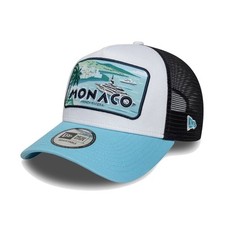 Cappello camionista snapback patch vacanza Monaco Costa Azzurra uomo berretto nuova epoca