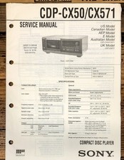 Sony cdp cx50 - sony, cdp-cx571