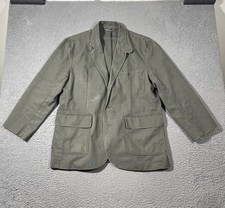 Giacca cappotto sportivo FILSON uomo taglia L verde antico panno latta blazer tela