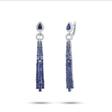 Orecchini oro bianco 14 kt