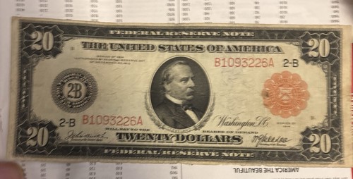 Banconota 1914 grande - banconota, $