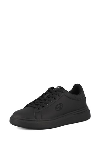 Sneakers stringate uomo nero