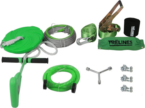 Treline zipline 30m - zipline, montaggio