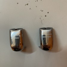 Coppia placchette comando bici Shimano Dura Ace 7800 name plate front covers