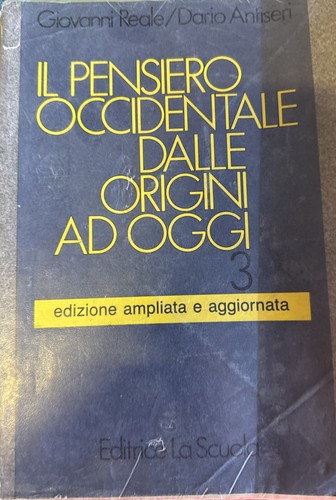 Pensiero occidentale dalle - il,