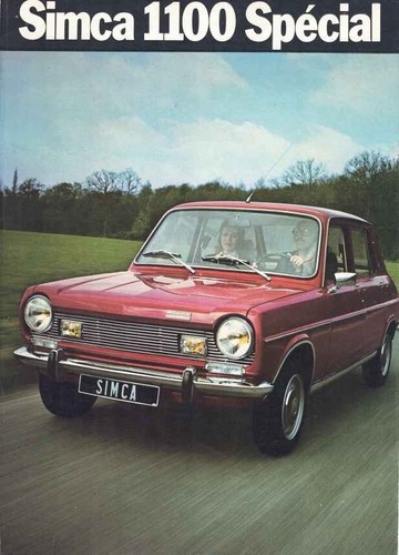 Catalogue brochure simca 1100 - brochure,