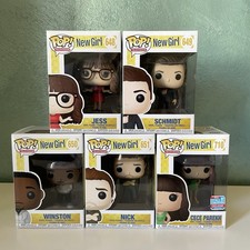 Funko POP! New Girl SET #648 Jess #649 Schmidt #650 Winston #651 Nick #710 Cece