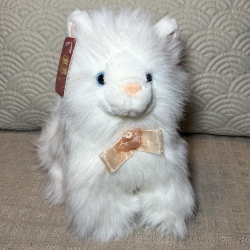 Peluche gatto persiano bianco