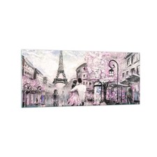 Quadro su Vetro 120x50cm Paris