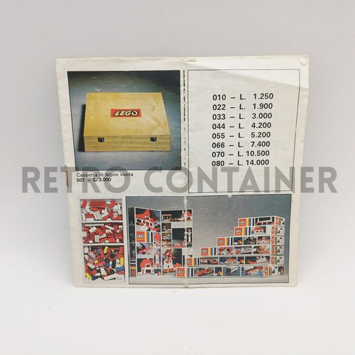 Lego vintage catalog - lego,