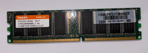 Memoria ram 512mb hynix ddr - ram,