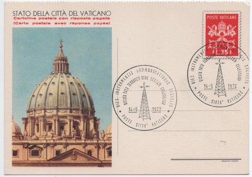 Vaticano 1966 cartolina - vaticano,