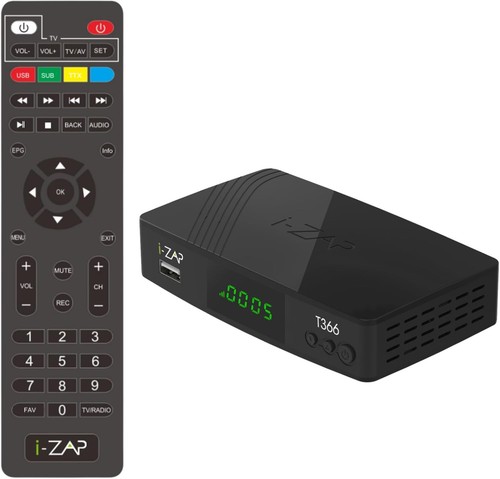 Zap t366 dvb - i-zap, dvb-t2