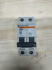 Interruttore Magnetotermico Merlin Gerin C60N C16A 2 Poli 400V Multi 9