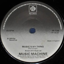 Music Machine Let Me Feel Your Heartbeat SOLID CENTRE Vinyl Single 7inch