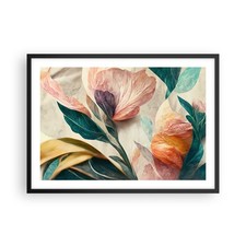 Poster 70x50cm fiori vintage - poster,