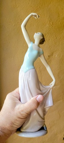 Statuina porcellana lladro nao - porcellana,