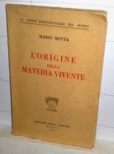 Motta Mario  L'ORIGINE DELLA