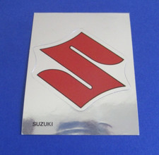 SUZUKI Adesivo metallizzato PANINI'S Stickers con velina Automobilismo Moto