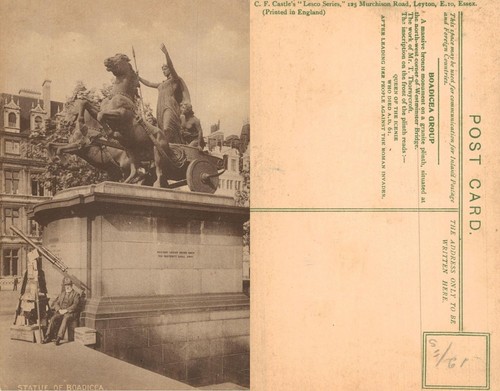 Vintage postcard boadicea - vintage,