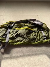 Borsone leggero Patagonia verde oliva tasca con cerniera classico a 2 vie